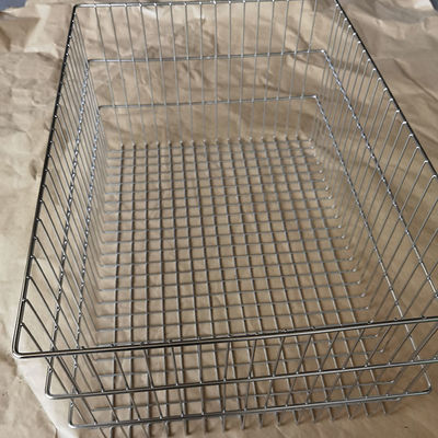High Quality 64x45x30 cm Stainless Steel Welded Wire Mesh Basket for Bread