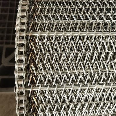 Custom Stainless Steel Spiral Wire Mesh Conveyor Belt for Food Industry