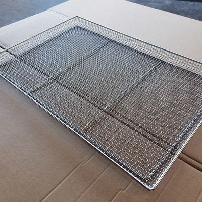 800x600mm Stainless Steel Wire Mesh Tray for Food Drying Baking Cooling