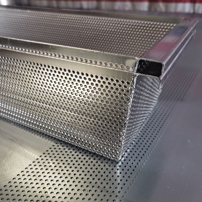 304 Stainless Steel Perforated Stackable Trays with Handles