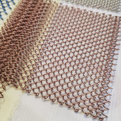 Good price Light Weight Aluminum Decorative Metal Wire Mesh Coil Drapery for Cabinet Doors online