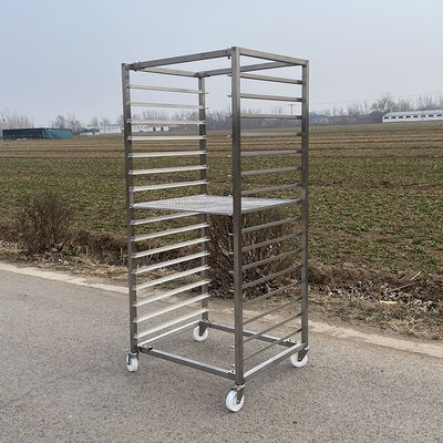 Good price Customized Size Stainless Steel 201 304 Tray Rack Cart Trolley for Drying Baking online
