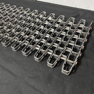 Good price Stainless Steel 304 Flat Wire Great Wall Conveyor Belt Honeycomb Mesh Belt online