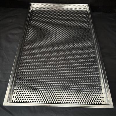 Welded Tray Metal Perforated Baked Tray Stainless Steel Dehydrator Custom Mesh Tray