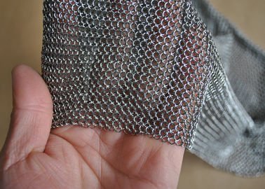 Good price 3.81mm Ring Dia 304L Stainless Steel Chainmail Scrubber Welded Length Customized online