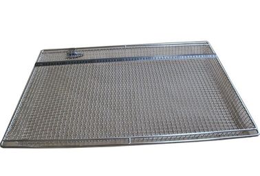 Good price 304 Stainless Steel Wire Mesh Baking Tray / BBQ Grill Wire Mesh SGS Listed online