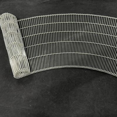 Stainless Steel Ladder Wire Mesh Conveyor Belt Chocolate Enrobing Chain Link for Oven Baking