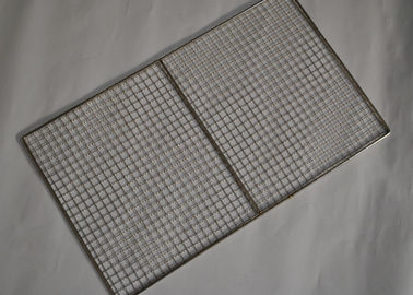 Good price 304 Stainless Steel Crimped Mesh Barbecue Grills Panels / Trays online