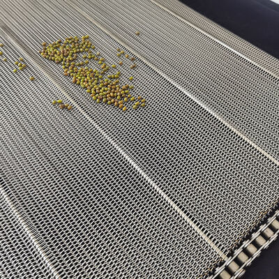Stainless Steel Wire Mesh Conveyor Belt Heat Resistant for Furnace 304 20mm Pitch