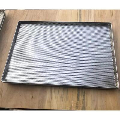 Stainless Steel Wire Mesh Tray Perforated Baking Tray Commercial Oven Pan 18x26x1 Inch