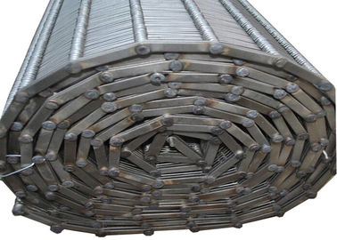 Good price Carbon Steel Eye link Mesh Conveyor Belt / Loop Joined Wire Belt For Shrink Packing Machine online
