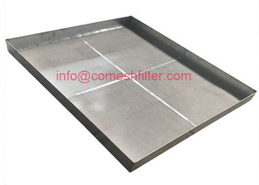 Good price Steel Woven Wire Mesh Tray Screen Rectangular Opening 600x400mm online