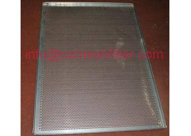 Good price Stainless Steel 304 Perforated Drying Mesh Wire Tray , Punching Trays online
