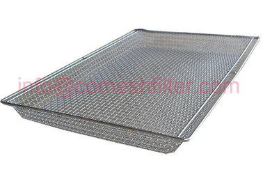 Good price Perforated Wire Mesh Tray Bakery Oven Pan Sheet Pan Customized Size online