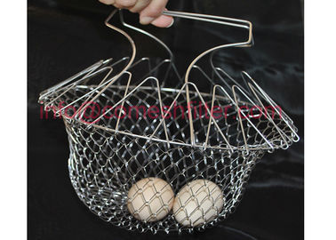 Good price Foldable Strainer Basket Colander Deep Frying Corrosion Resistant online
