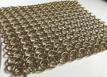 Good price 1.2*10 Mm Flexible Architectural Stainless Steel Chain Mail Curtain Ring Mesh online