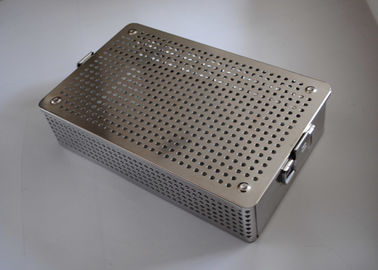 Good price 48x25x6cm Medical Basket Wire Mesh Baskets 1mm Thickness 5mm Hole Diameter online