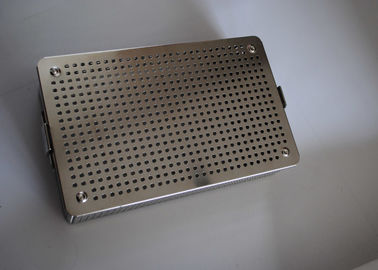 Good price 34x25x6cm Perforated Metal Wire Basket Surgical Instrument Storage online