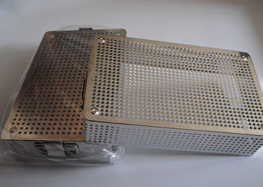 Good price 40x30x5cm Perforated Metal Wire Mesh Basket Medical Disinfecting online