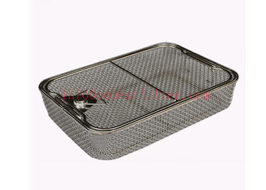 Good price Medical Sterilization Wire Mesh Tray For Surgical Instruments 316l SS Grade online