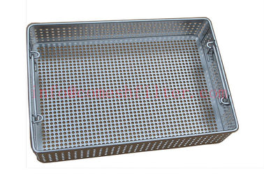 Good price Stackable Medical Stainless Steel Perforated Basket Storage Or Filtering With Handle online