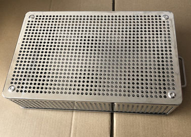Good price Stainless Steel Perforated Autoclave Metal Wire Basket For Medical Sterilization online