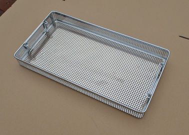 Good price Square Hole Perforated Disinfection Metal Wire Basket For Hospital Using online