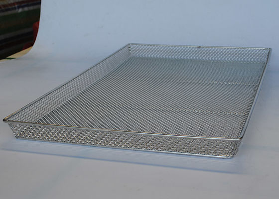 Good price 650mm X 460mm 1mm Wire Mesh Tray For Fruit Meat online