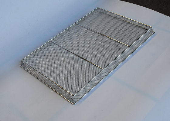 Good price 12 X 16 5mm Diameter Stainless Steel Mesh Tray Drying Cannabis online