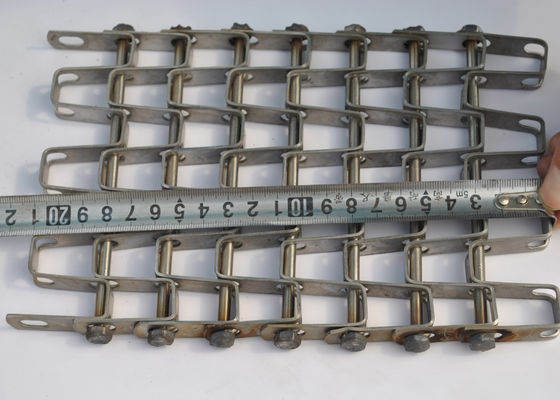 Good price 316L Honeycomb Ss Wire Mesh Conveyor Belt For Heavy Duty online