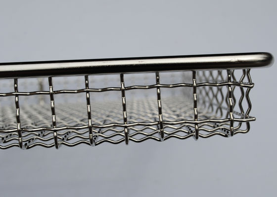 Good price 60*40*2.5cm Weave 1.5mm Metal Mesh Tray For Drying Herbs online