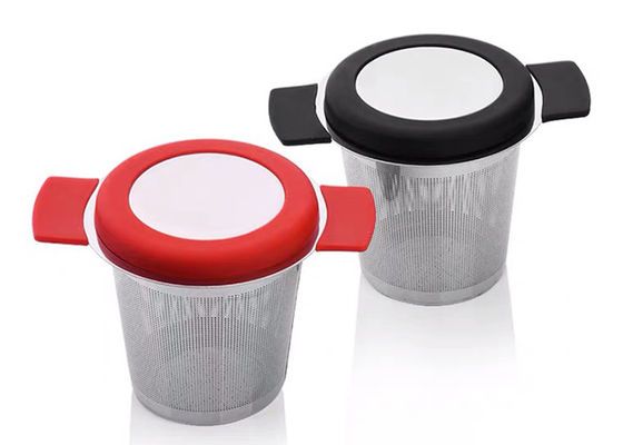 Good price Sus430 Silicone Handles 100x65mm Extra Fine Tea Infuser online