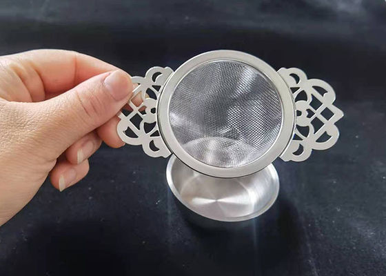 Good price Gold Silver Color Stainless Steel Wire Mesh Filter Electrolytic Polishing online