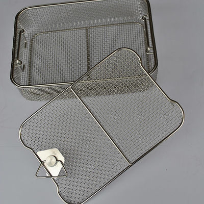 Good price Hospital Sterilization Medical SS metal mesh basket plastic spraying online