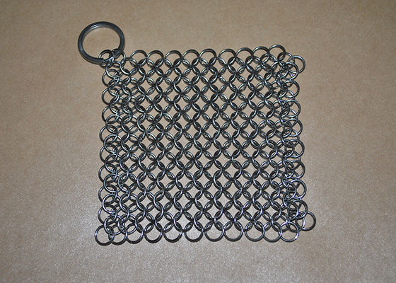 Good price Kitchen 4x4 Inches Stainless Steel Chainmail Cast Iron Cleaner online