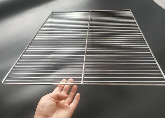 Good price 530mm X 325mm 304 Stainless Steel FDA Wire Mesh Oven Tray online