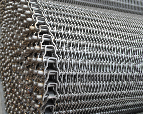 Good price Flat Zinc Plating Wire Mesh Conveyor Belt Carbon Steel online