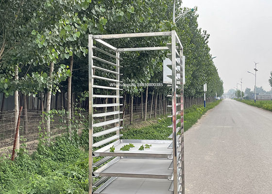 Good price 201 Stainless Steel Rack Trolley For 60 X 40cm Food Bakery Baking Oven Trays online