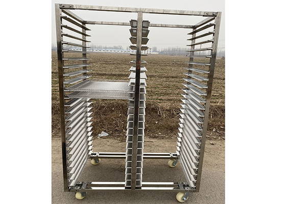 Good price Custom Made 304 Stainless Steel Tray Rack Trolley Kitchen Cooling online