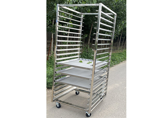 Good price Bread 15 16 20 Tier Stainless Steel Rack Trolley Drying Baking Bakery Food Fruit online