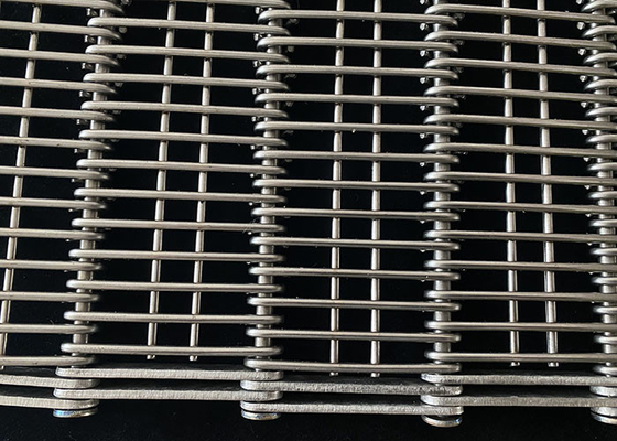 Good price 2.0mm Stainless 304 Steel Mesh Conveyor Belt Eye Link online